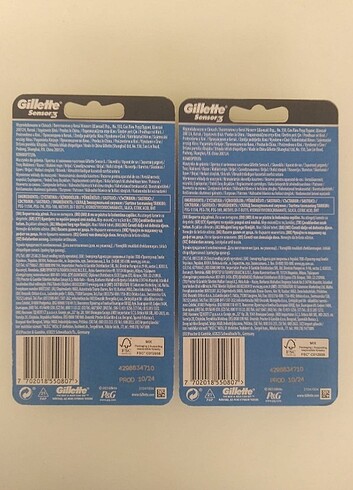 Gillette Sensor 3 Comfort Tıraş Bıçağı Seti 2 Paket - Görsel 5