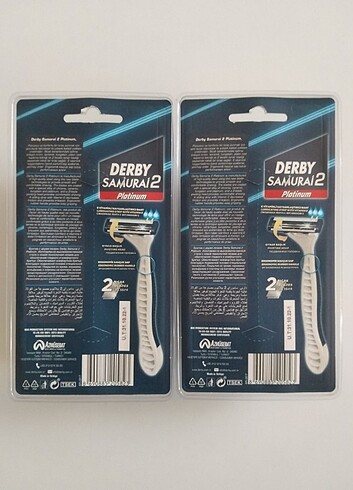 Derby Samurai Platinum 2 Tıraş Bıçağı 2 Paket - Görsel 4