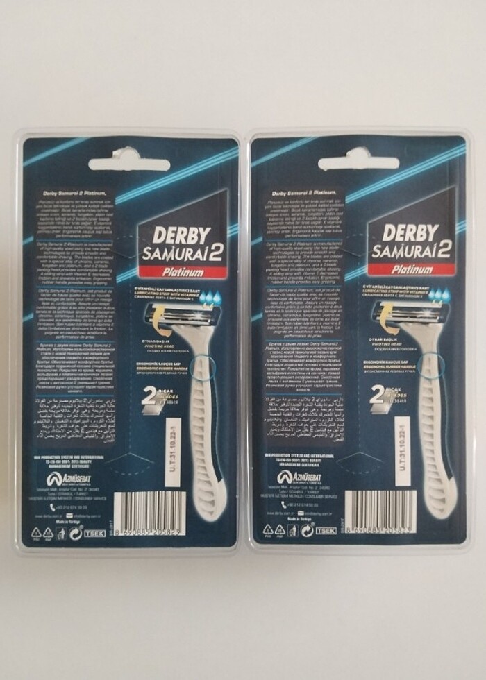 Derby Samurai Platinum 2 Tıraş Bıçağı 2 Paket - Görsel 4
