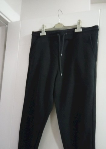 Siyah Fermuarlı Erkek Eşofman Altı - Görsel 2