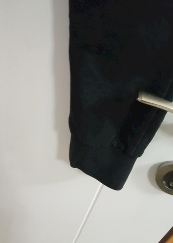 Siyah Fermuarlı Erkek Eşofman Altı - Görsel 4