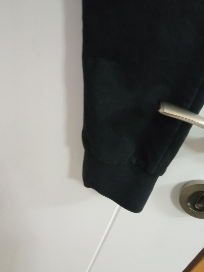 Siyah Fermuarlı Erkek Eşofman Altı - Görsel 4