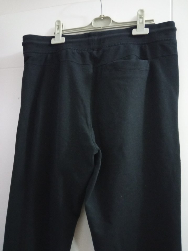 Siyah Fermuarlı Erkek Eşofman Altı - Görsel 3