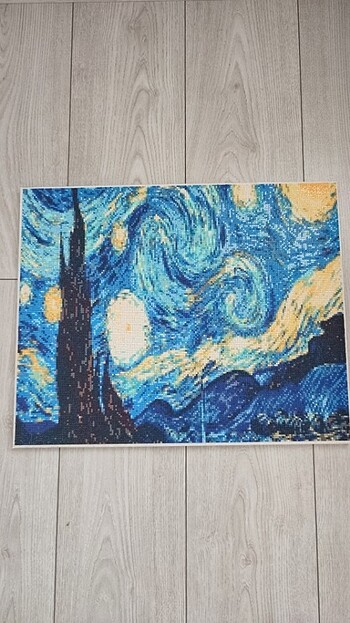 Van Gogh Yıldızlı Geceler Elmas Mozaik Tablo 
