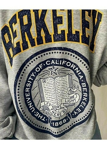 l Beden Kadın Berkeley Baskılı Sweatshirt Oversize 