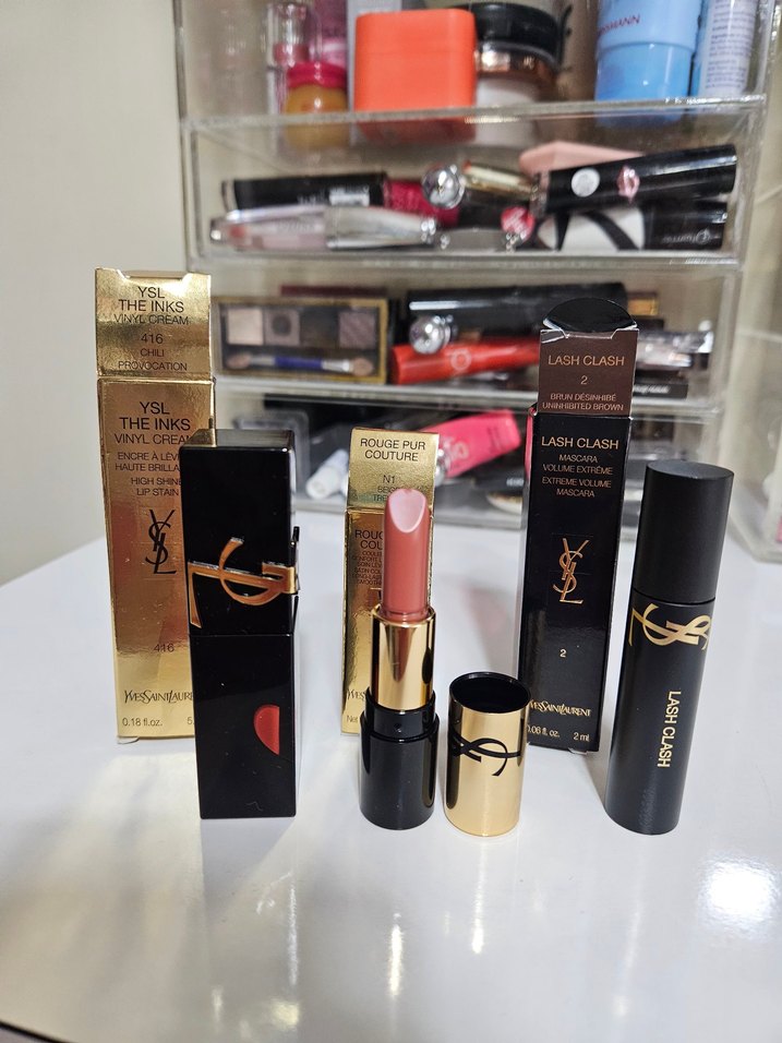 YSL Ruj ve maskara seti (3 lü ürün) - Görsel 2