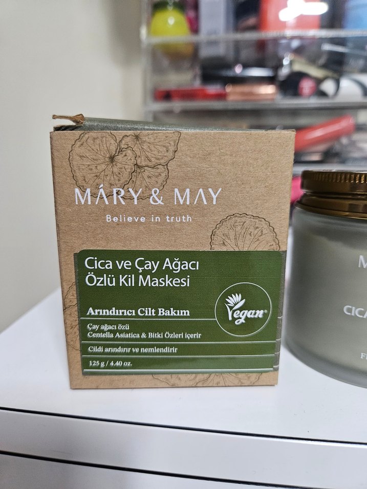 MARY&MAY Cica ve Çay Ağacı Özlü Kil Maskesi - Görsel 2