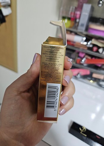 YSL The Inks Vinyl Cream 416 Chili Ruj - Görsel 5