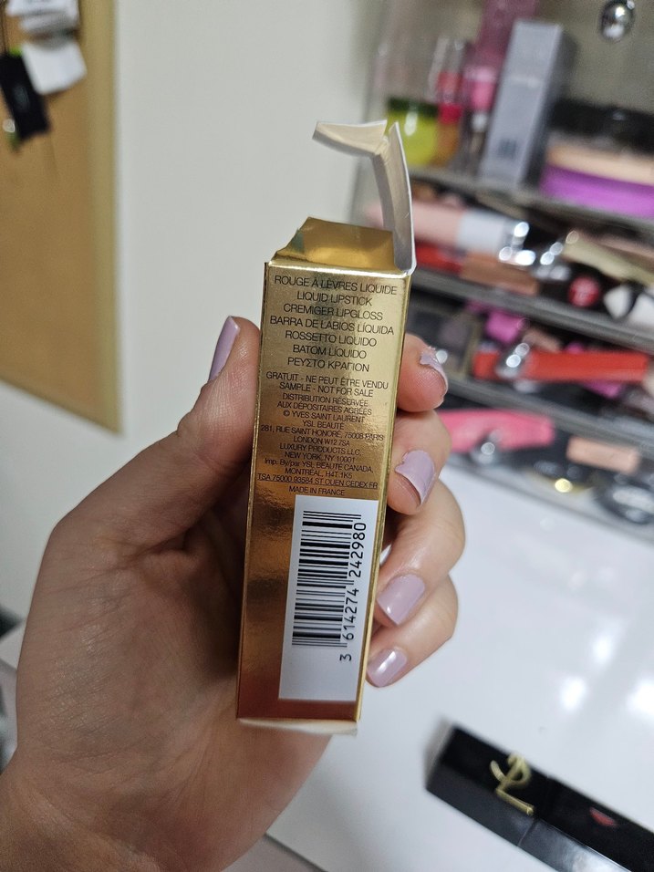 YSL The Inks Vinyl Cream 416 Chili Ruj - Görsel 5