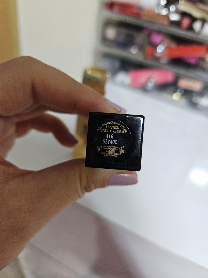 YSL The Inks Vinyl Cream 416 Chili Ruj - Görsel 4