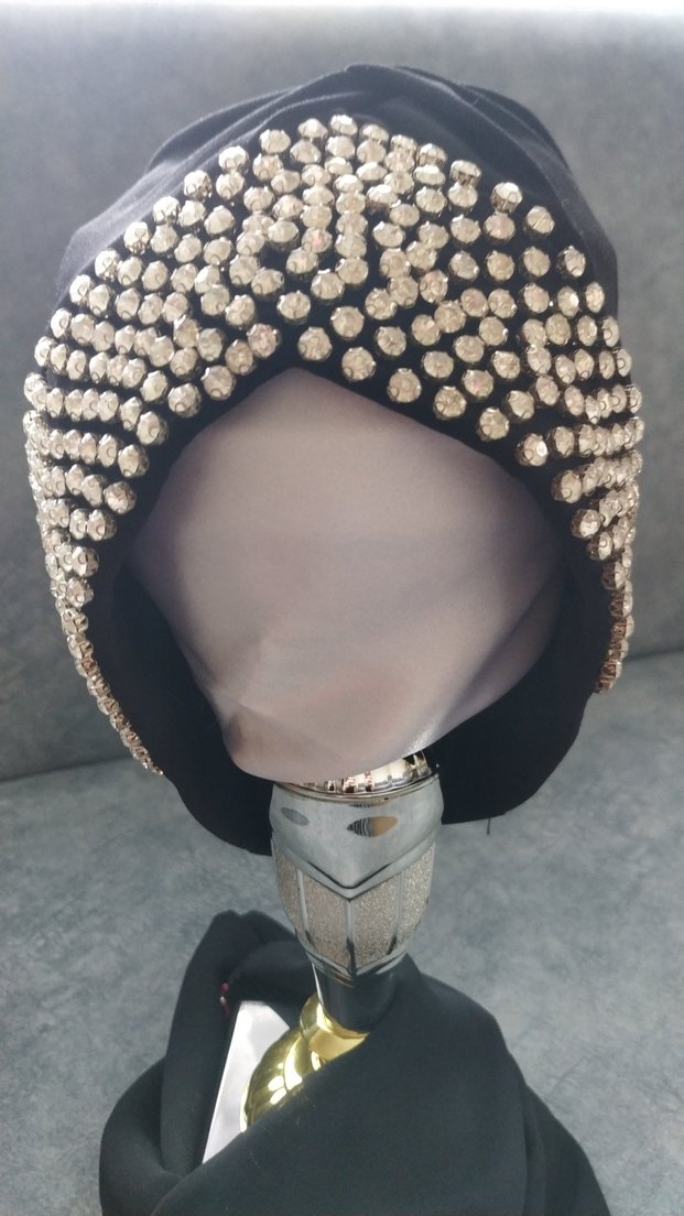 Parlak Taşlı Siyah Kadın Bant - Görsel 2