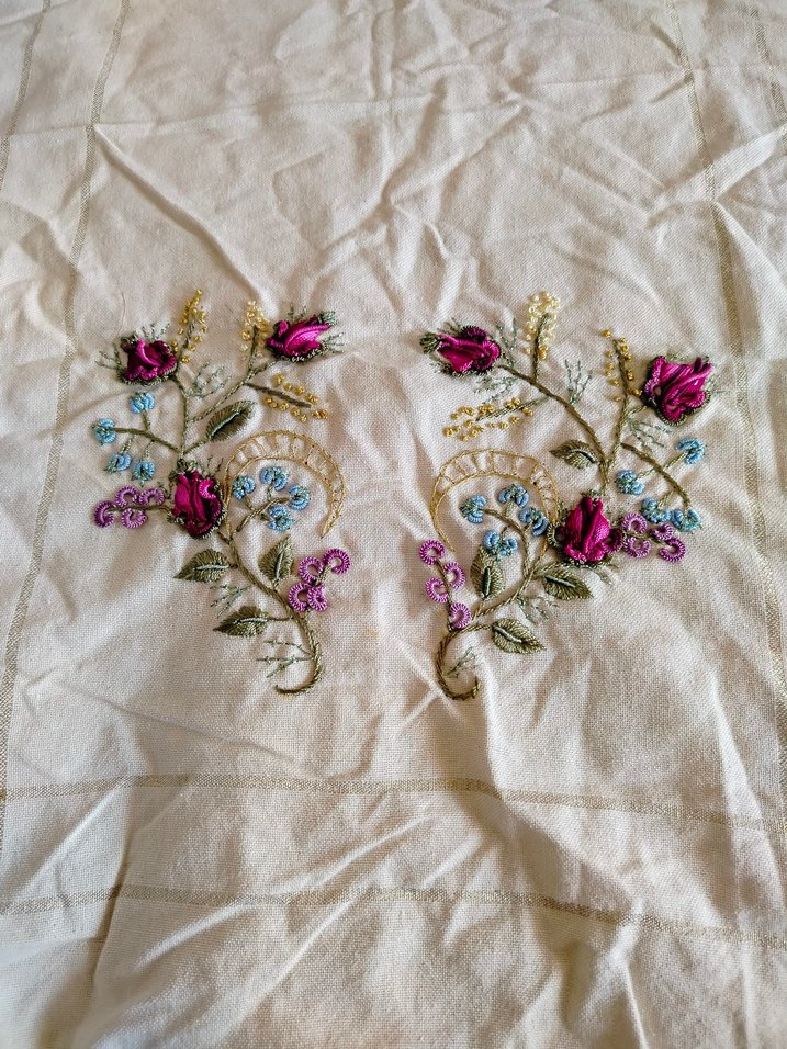 Nakışlı Bohem Çok Renkli Masa Örtüsü - Görsel 2