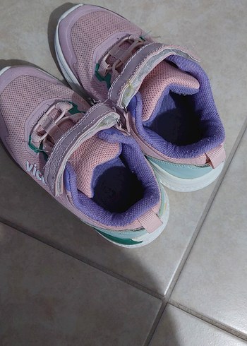Kız Çocuk Pembe Bağcıksız Spor Ayakkabı