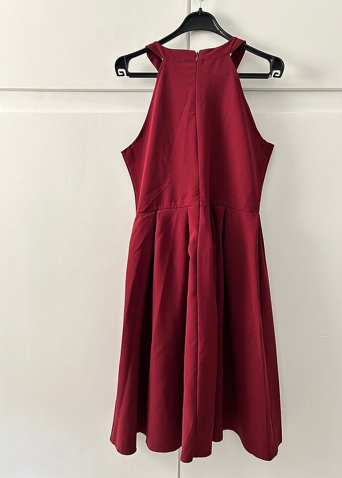 İnci Detaylı Midi Elbise - Görsel 4