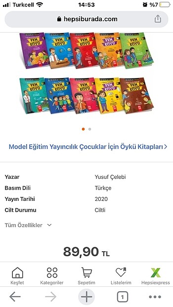  Beden Renk Öykü seti