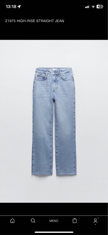 ZARA JEAN PANTOLON