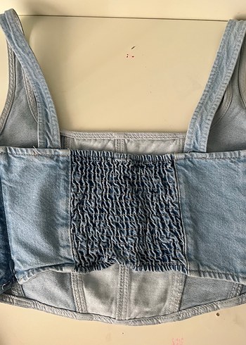 s Beden Bershka Denim Croptop