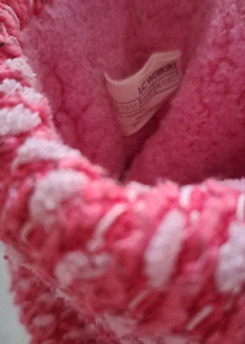 Lcw pembe çocuk panduf - Görsel 3