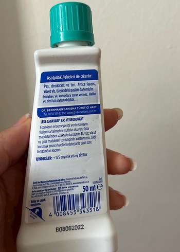 Dr. Beckmann Leke Canavarı Pas ve Ter Deodorant Temizleyici - Görsel 2