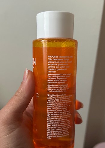 Procsin Tranexamic Siyah Nokta Temizleyici Tonik - Görsel 2