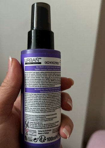 Urban Care No.5 Biotin Kafein Saç ve Saç Derisi Spreyi - Görsel 3