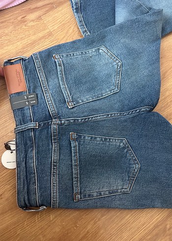 Kadın Mavi Denim Regular Fit Jean - Görsel 5