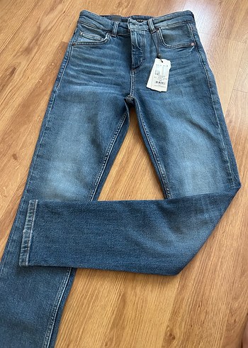 Kadın Mavi Denim Regular Fit Jean - Görsel 2