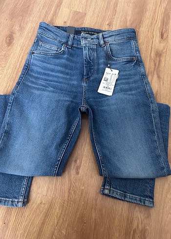 Kadın Mavi Denim Regular Fit Jean - Görsel 3