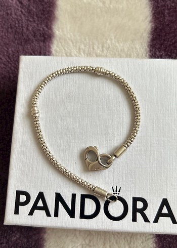 Pandora Gri Zincir Detaylı Kadın Bileklik - Görsel 5