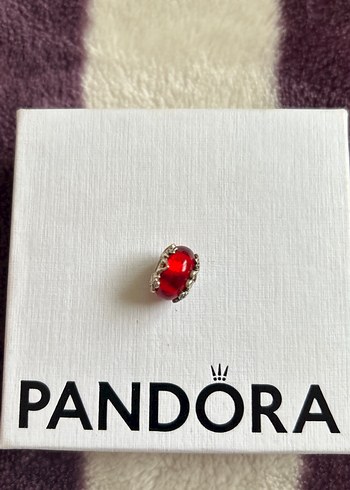 Bordo Boncuk Desenli Pandora Charm - Görsel 2