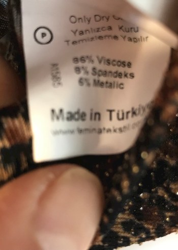 Kahverengi Yılan Desenli V Yakalı Kadın Bluz - Görsel 5