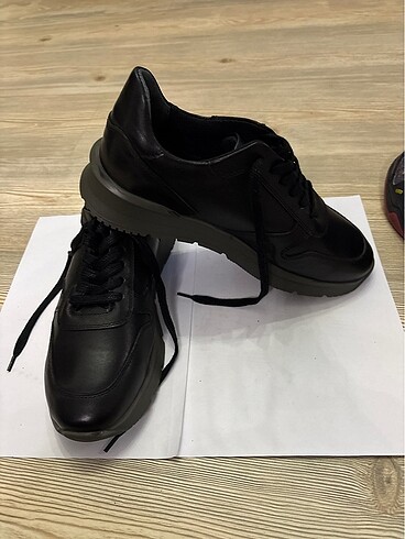 41 NUMARA HAKKI DERİ AYAKKABI YENİ - Görsel 2