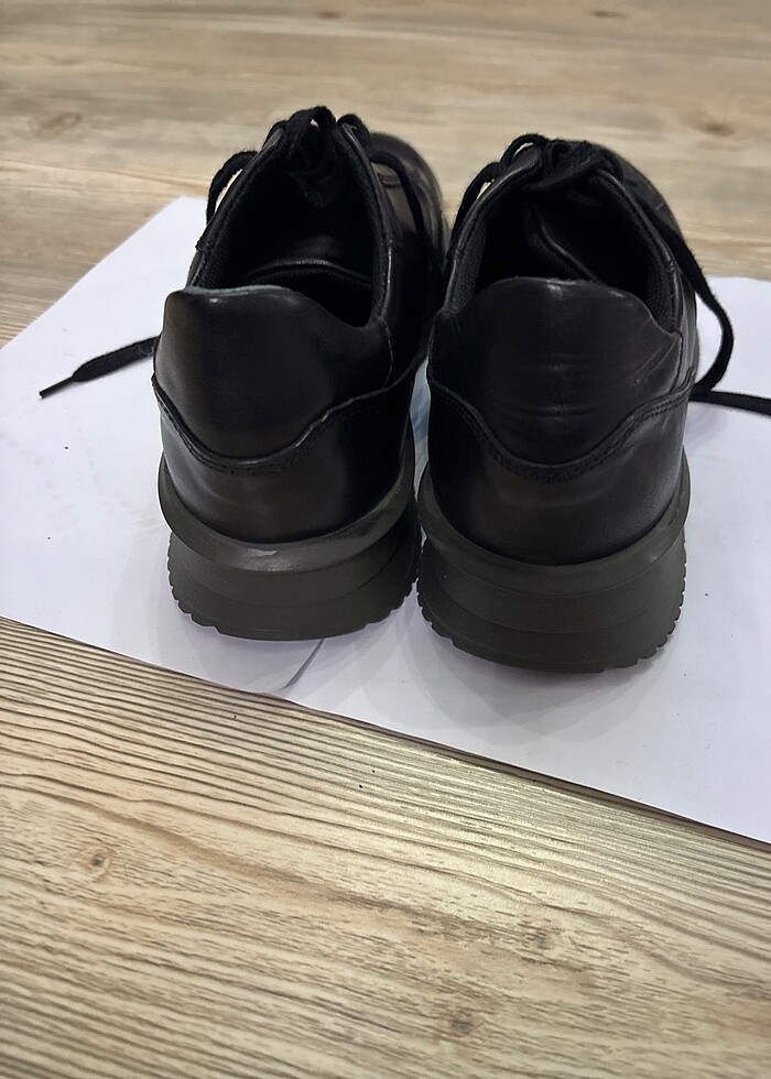 41 NUMARA HAKKI DERİ AYAKKABI YENİ - Görsel 3