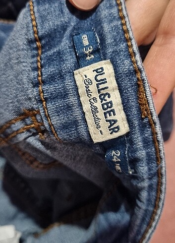 Pull and Bear Likrali kot jeans