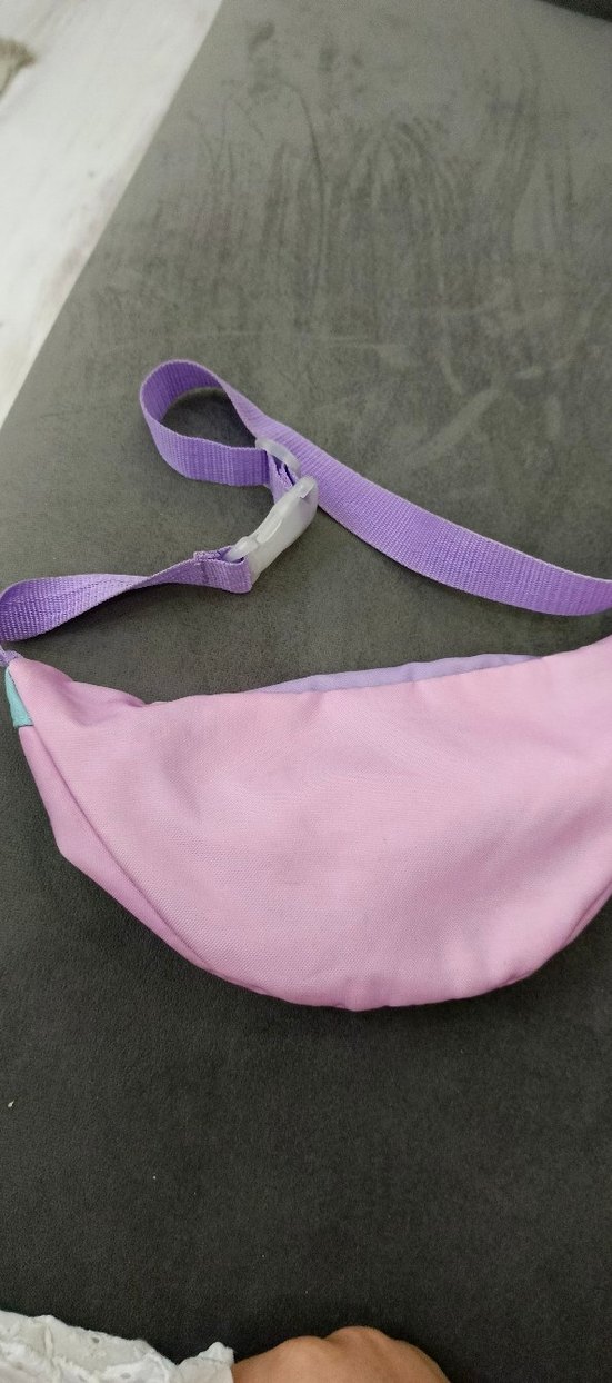 Mor Baskılı Çocuk Bel Çantası - Görsel 2