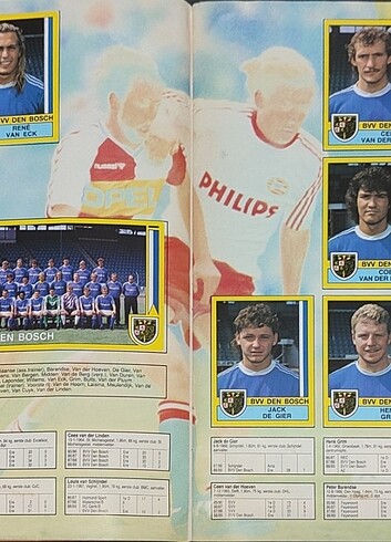  Beden Renk Panini Voetbal 1989-1990 Full Albüm