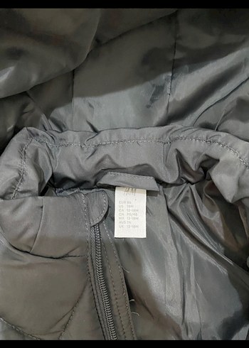 Kapüşonlu Gri  Çocuk Puff Mont - Görsel 3