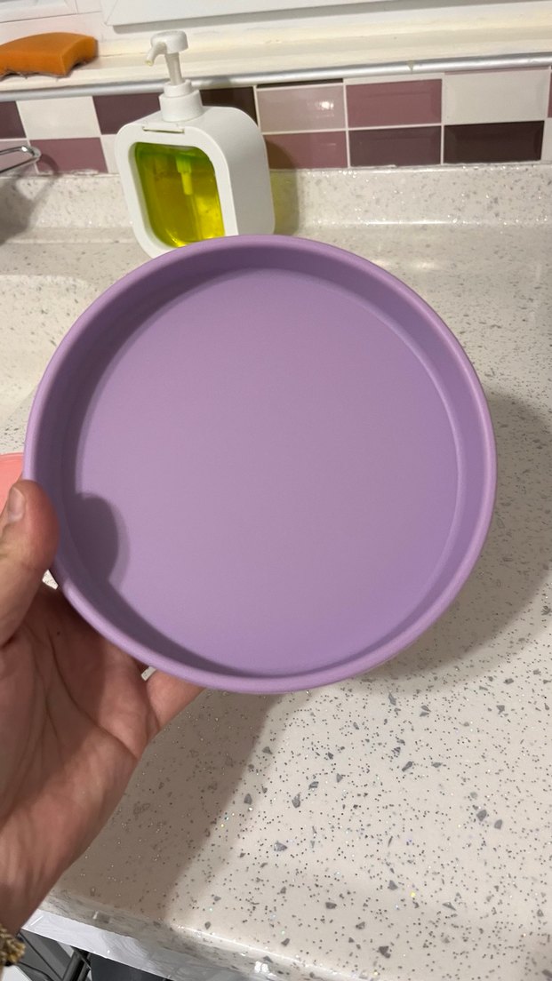 Pastel Mor Çocuk Tabak ve Kase Seti - Görsel 3