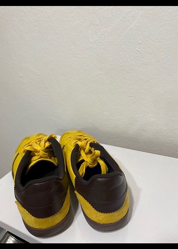 Sarı Bağcıklı Stiletto Topuklu Spor Ayakkabı - Görsel 7