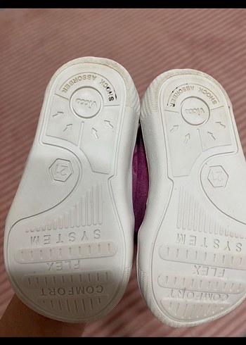 Kız Bebek Pembe İlk Adım Ayakkabısı Velcro - Görsel 3