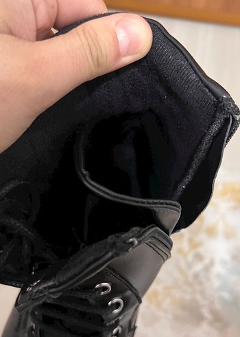 Siyah Deri Gotik Stiletto Topuklu Bot - Görsel 5