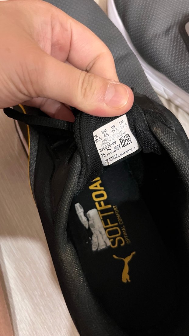 Siyah Sarı Bağcıklı Erkek Spor Ayakkabı - Görsel 5