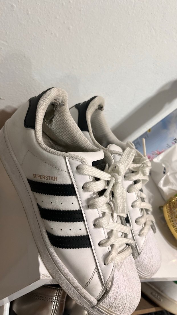 Beyaz Bağcıklı Kadın Spor Ayakkabı - Görsel 2