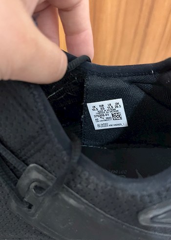 Siyah Erkek Spor Ayakkabı Velcro Bantlı - Görsel 2