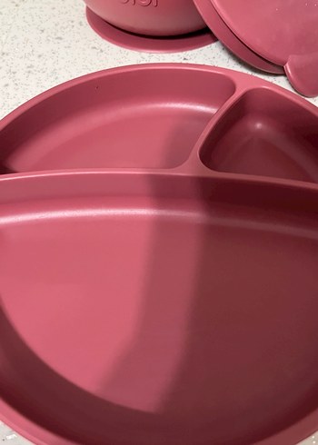 Bordo Çocuk Tabak, Çatal, Bıçak ve Bardak Seti - Görsel 3