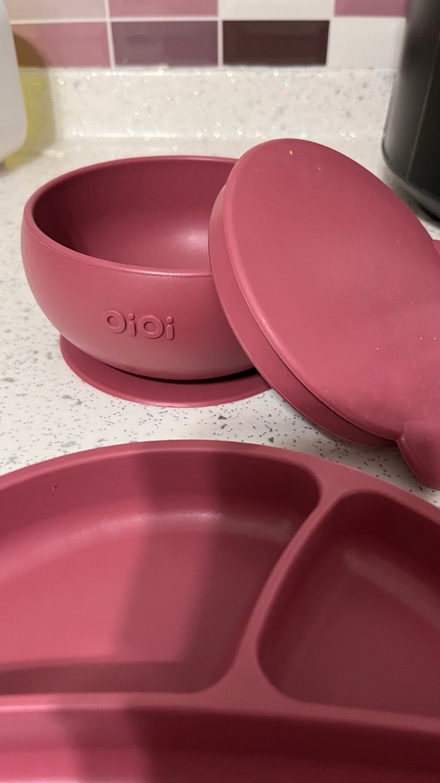 Bordo Çocuk Tabak, Çatal, Bıçak ve Bardak Seti - Görsel 2