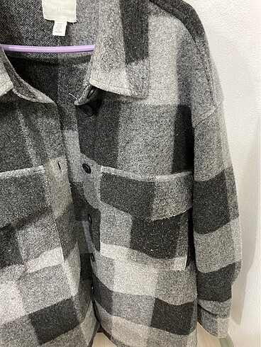 xl Beden gri Renk H&M ceket kaban