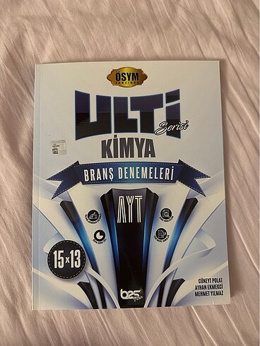 ulti ayt kimya branş denemesi