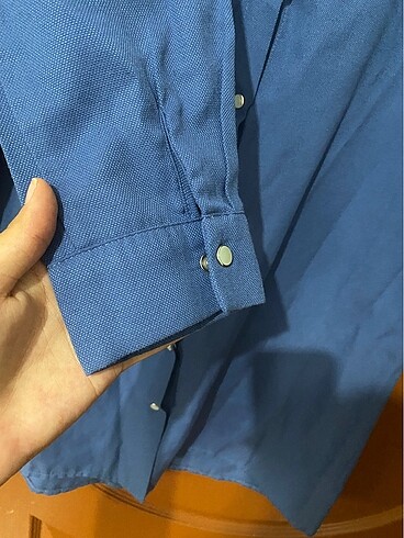 44 Beden mavi Renk Kadın gömlek tunik