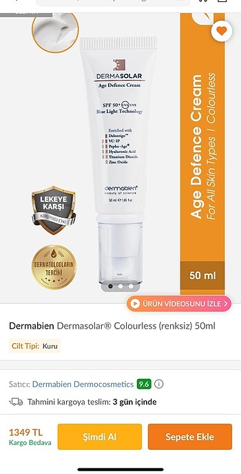 Diğer Güneş kremi